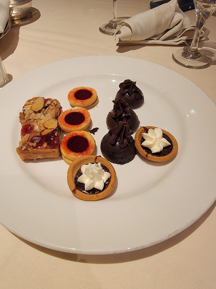 Pictures of Desserts from Crown Princess Main Dining Room