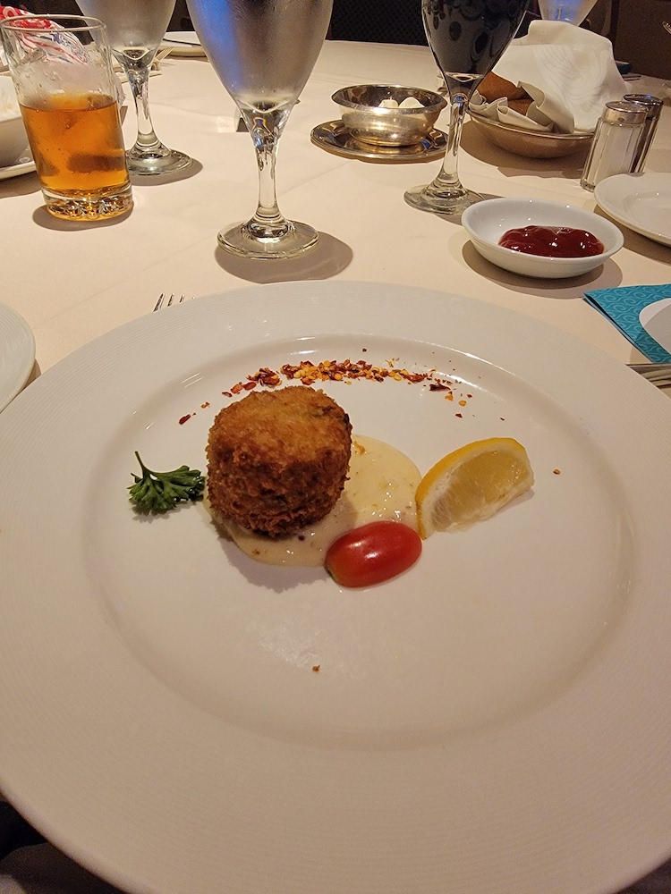 Dining Room Review on Crown Princess
