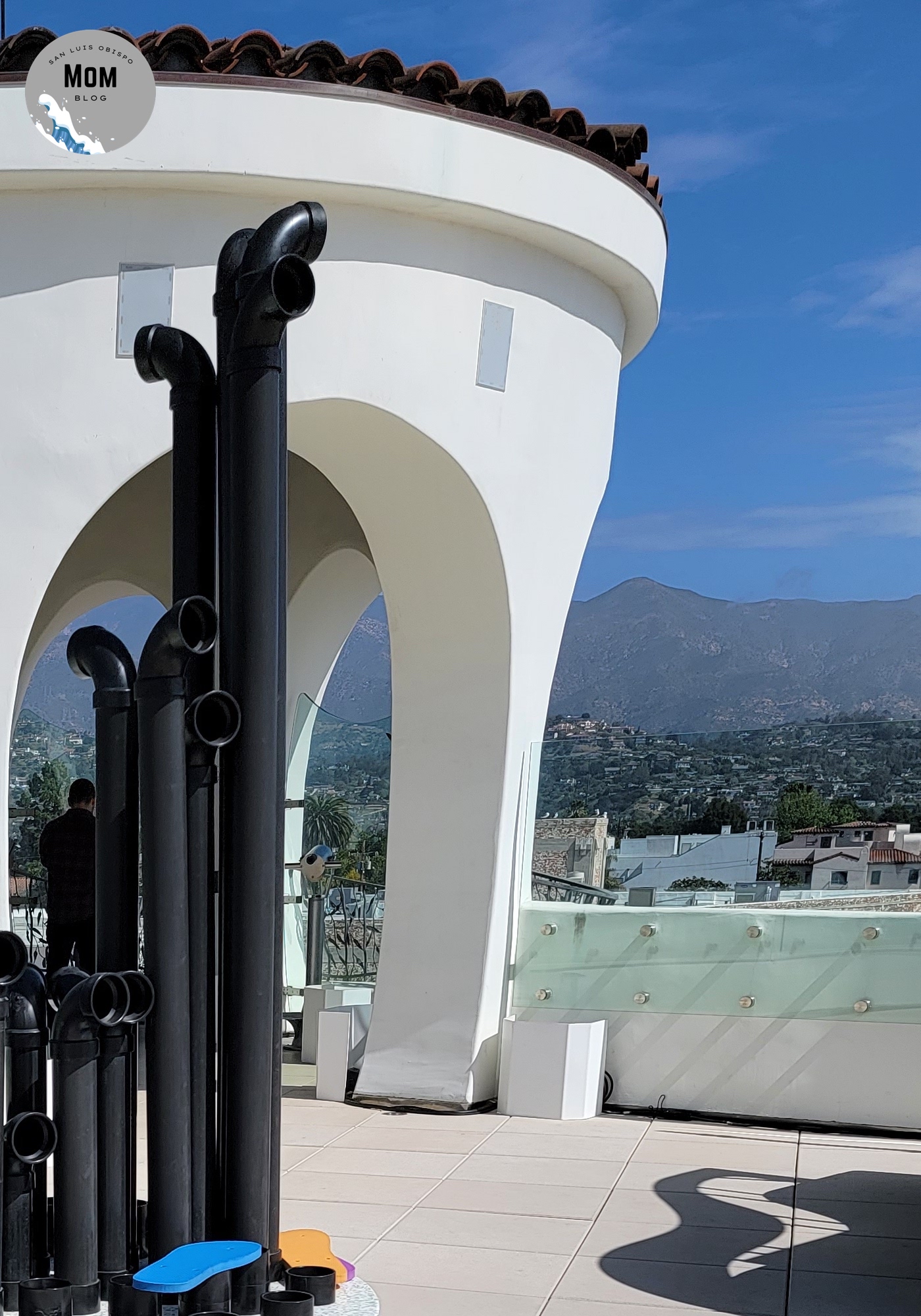 View of Santa Barbara from MOXI Rooftop